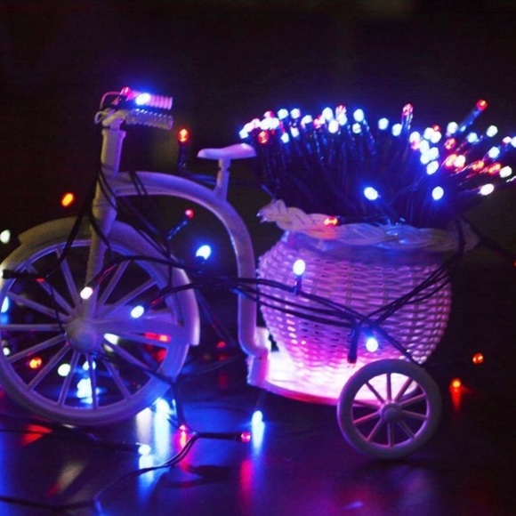 Solar LED String Lights Outside Yard Patio Gazebo Porch Decor 8 Modes Lighting - Picture 5 of 7